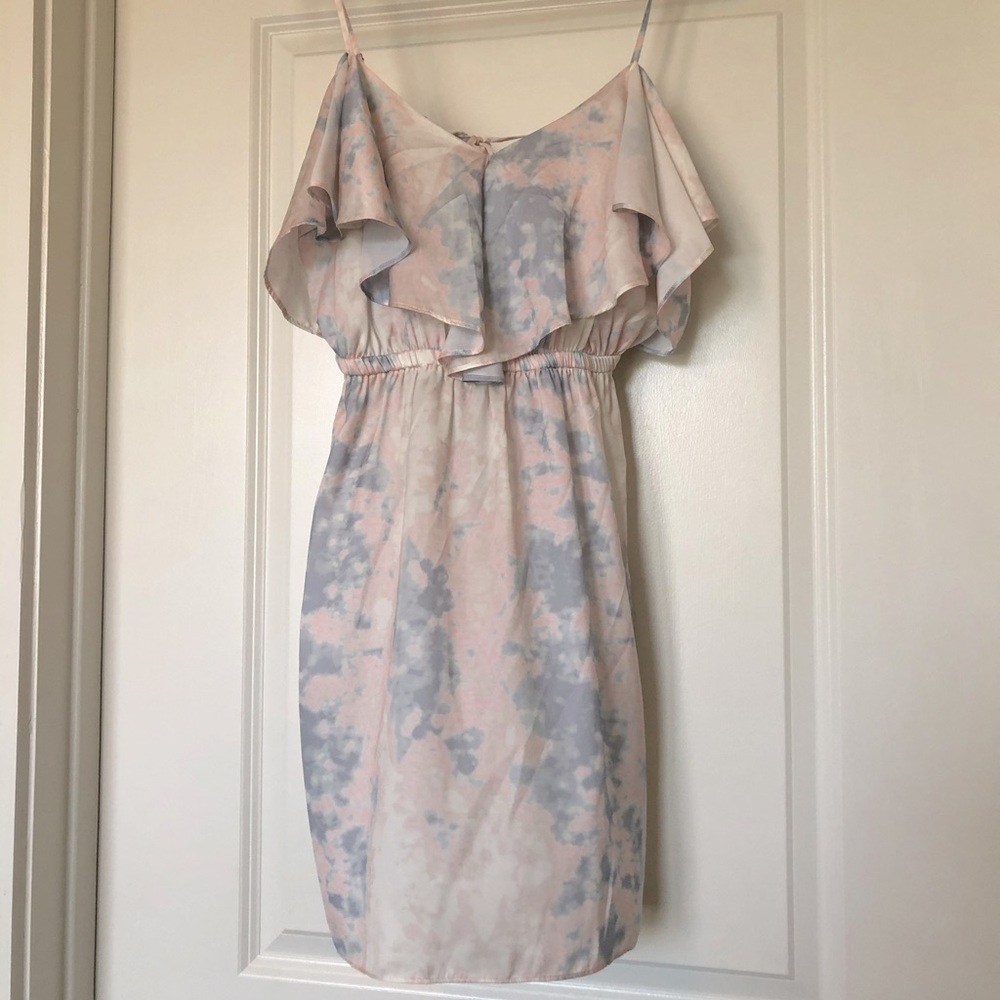 Urban Outfitters, Pale Pink/Blue Tie Dye Dress